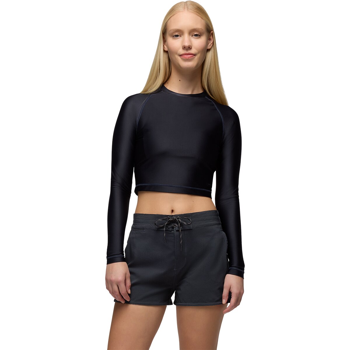 prAna prAna Women's Baja Bound Rashguard in Black - Size: Large - $44.17 at Steep and Cheap