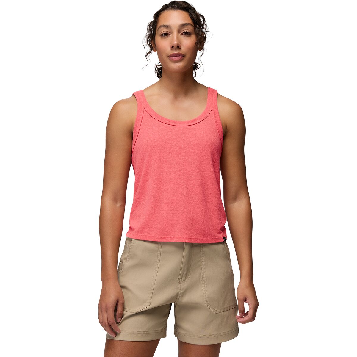 prAna Women's Cozy Up Scoop Tank Top in Guava - Size: XL