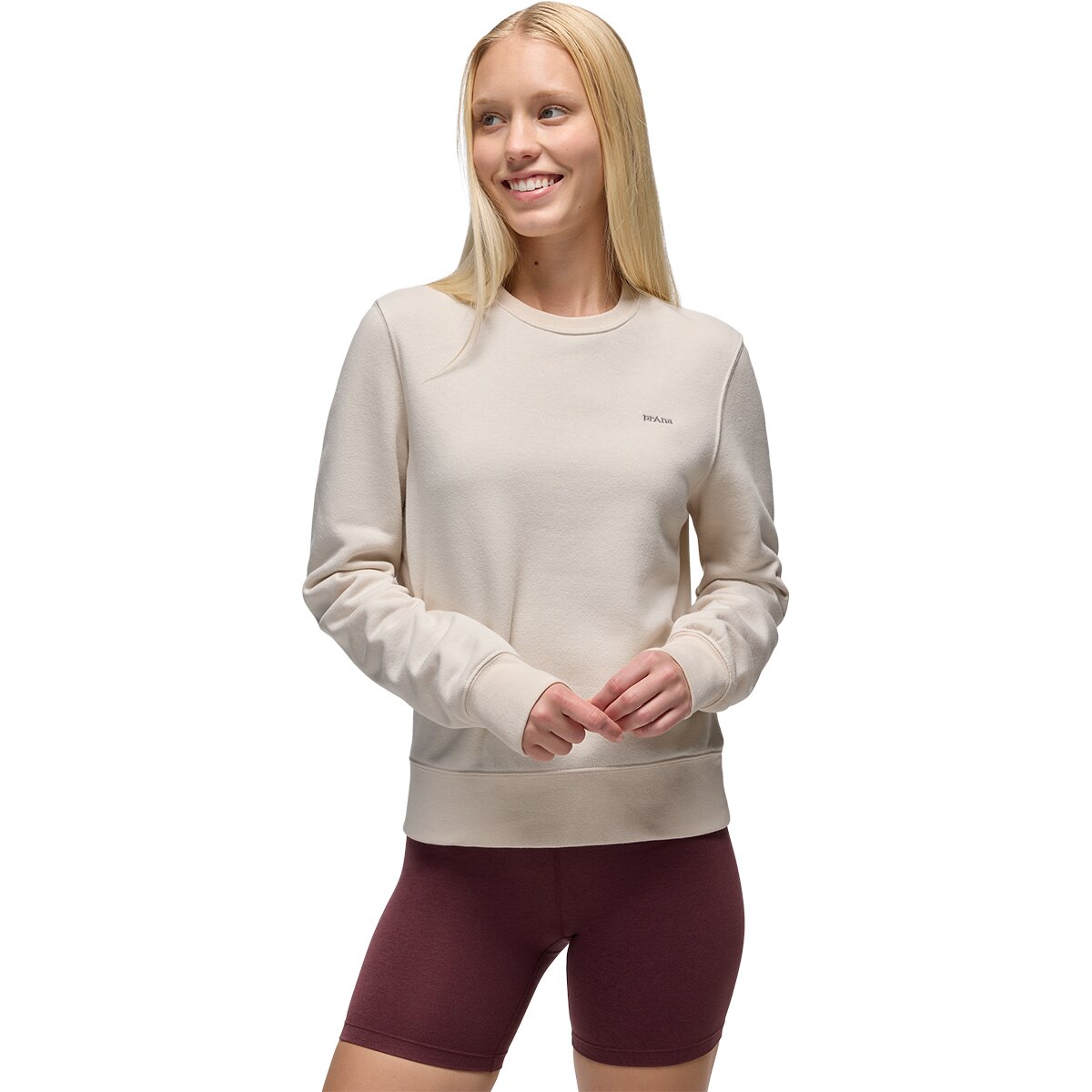 prAna Women's Everyday Crew Sweatshirt in Canvas - Size: XS