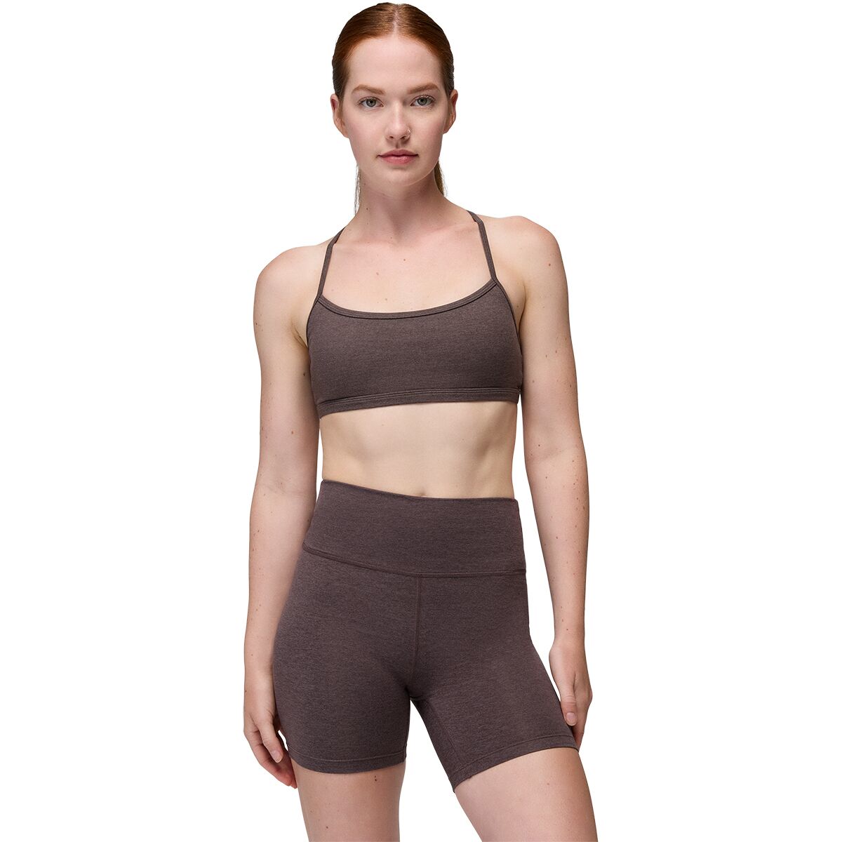 prAna Women's Heavana Every Minute Bra in Basalt Heather - Size: XL