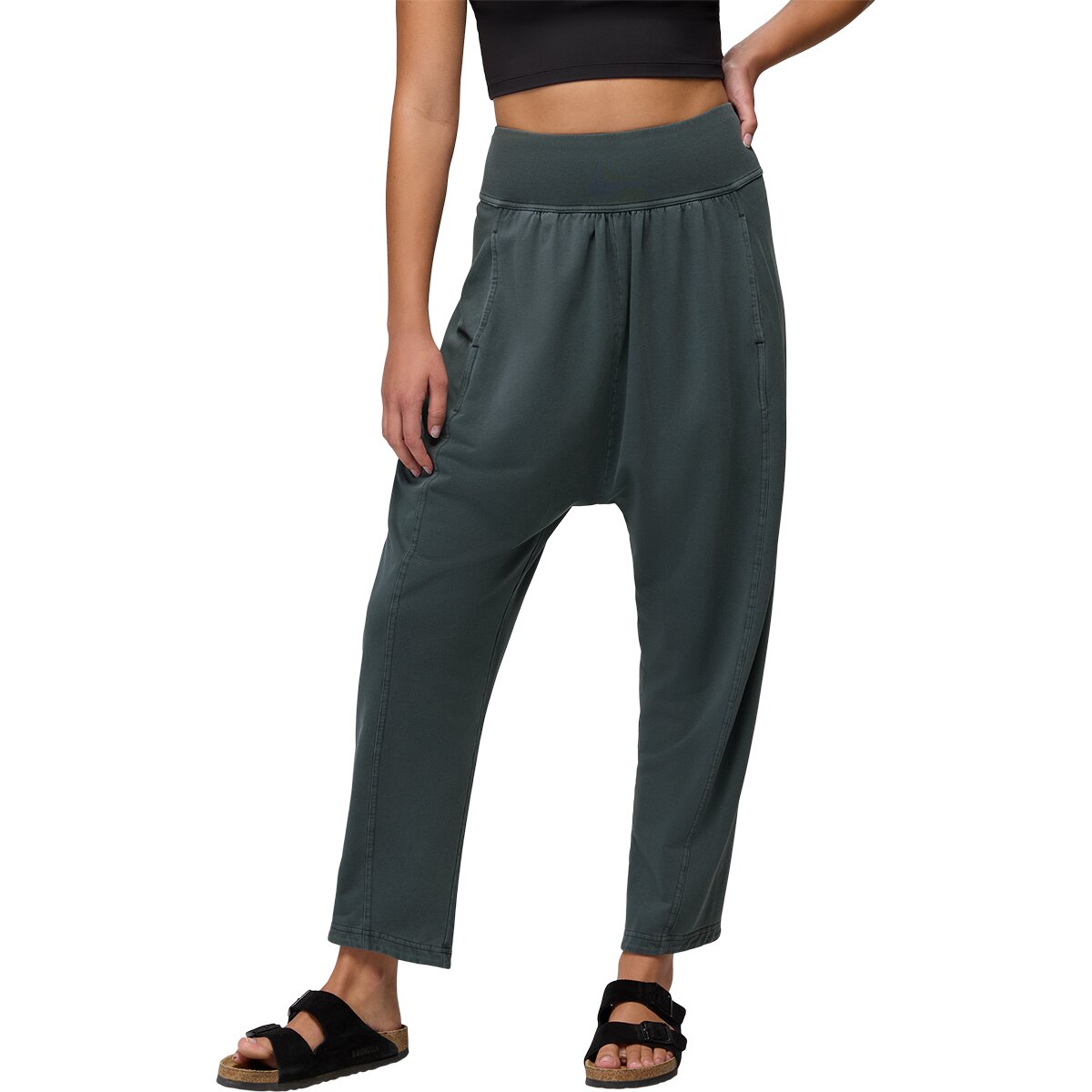 prAna Women's Mindful Movement Harem Pant in Grey Blue - Size: XS