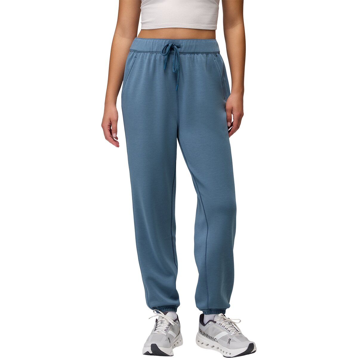prAna Women's Shea High Rise Jogger in Bluff Blue - Size: XS