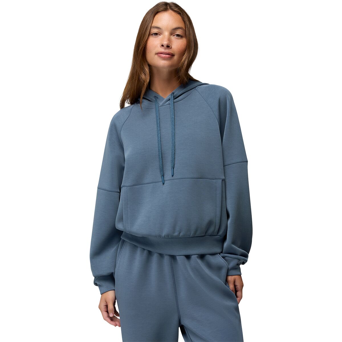 prAna Women's Shea Hoodie in Bluff Blue - Size: Medium