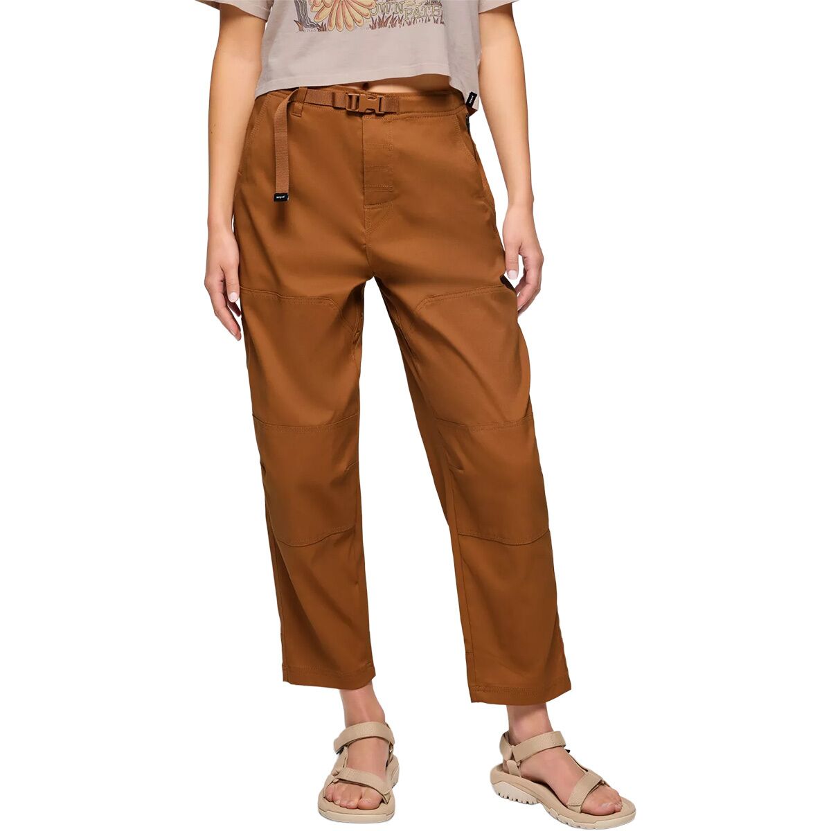 prAna Women's Stretch Zion Cinch Pant in Tawny - Size: XL