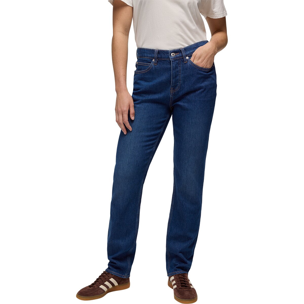 prAna Women's Carlsbad 760 Straight Leg Jean in Lagoon - Size: 31x32