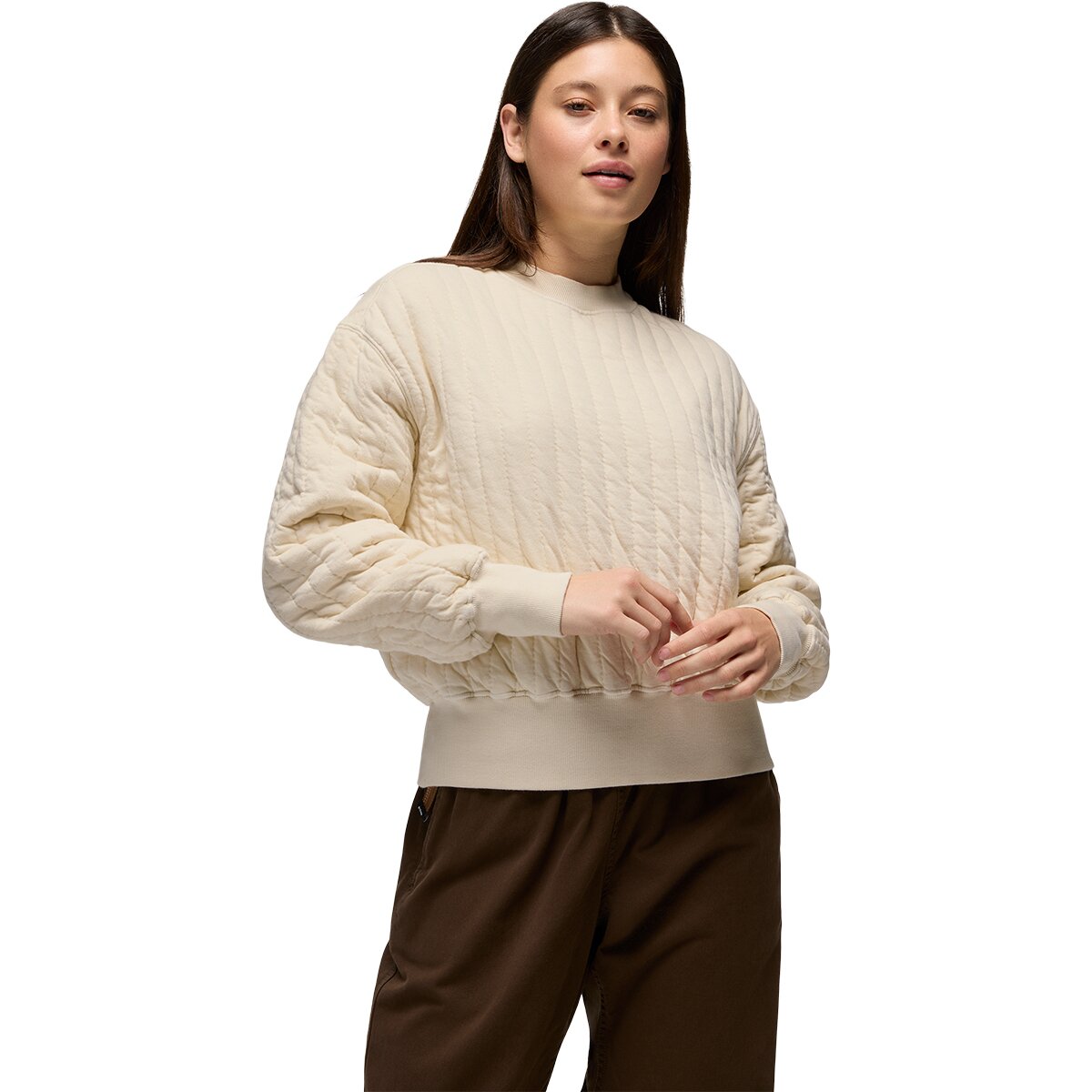 prAna Women's Cedar and Sage Pullover in Canvas - Size: Large