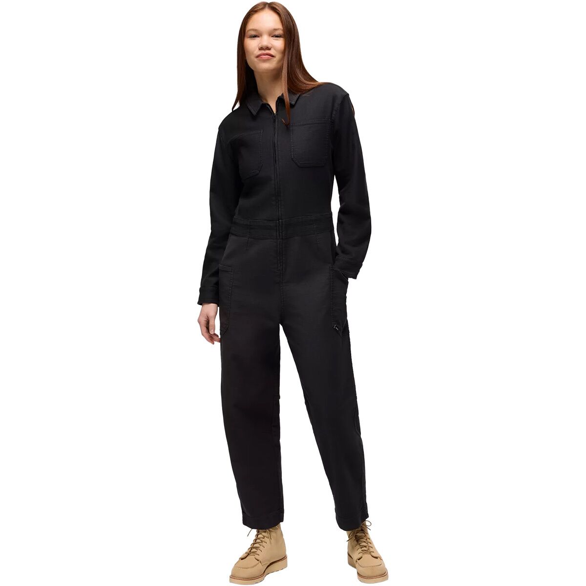 prAna Women's Cuyamaca Boiler Suit in Black - Size: Small