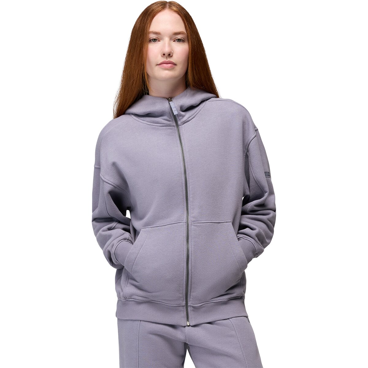 prAna prAna Women's DreamFleece Full-Zip Hoodie in Taro - Size: XL - $76.70 at Steep and Cheap