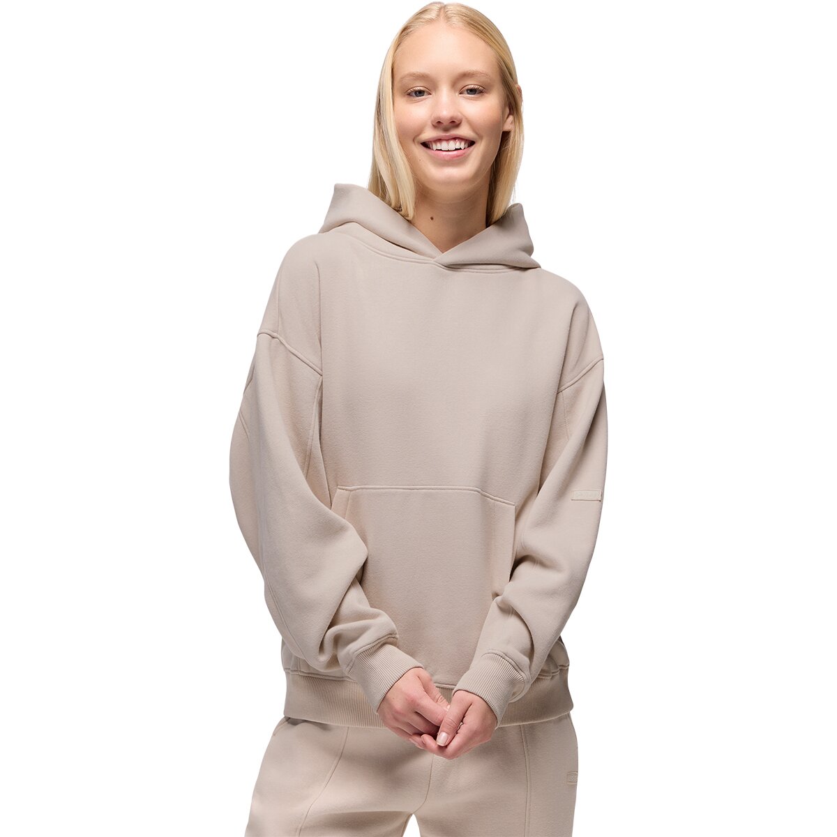 prAna Women's DreamFleece Hoodie in Almond - Size: Medium