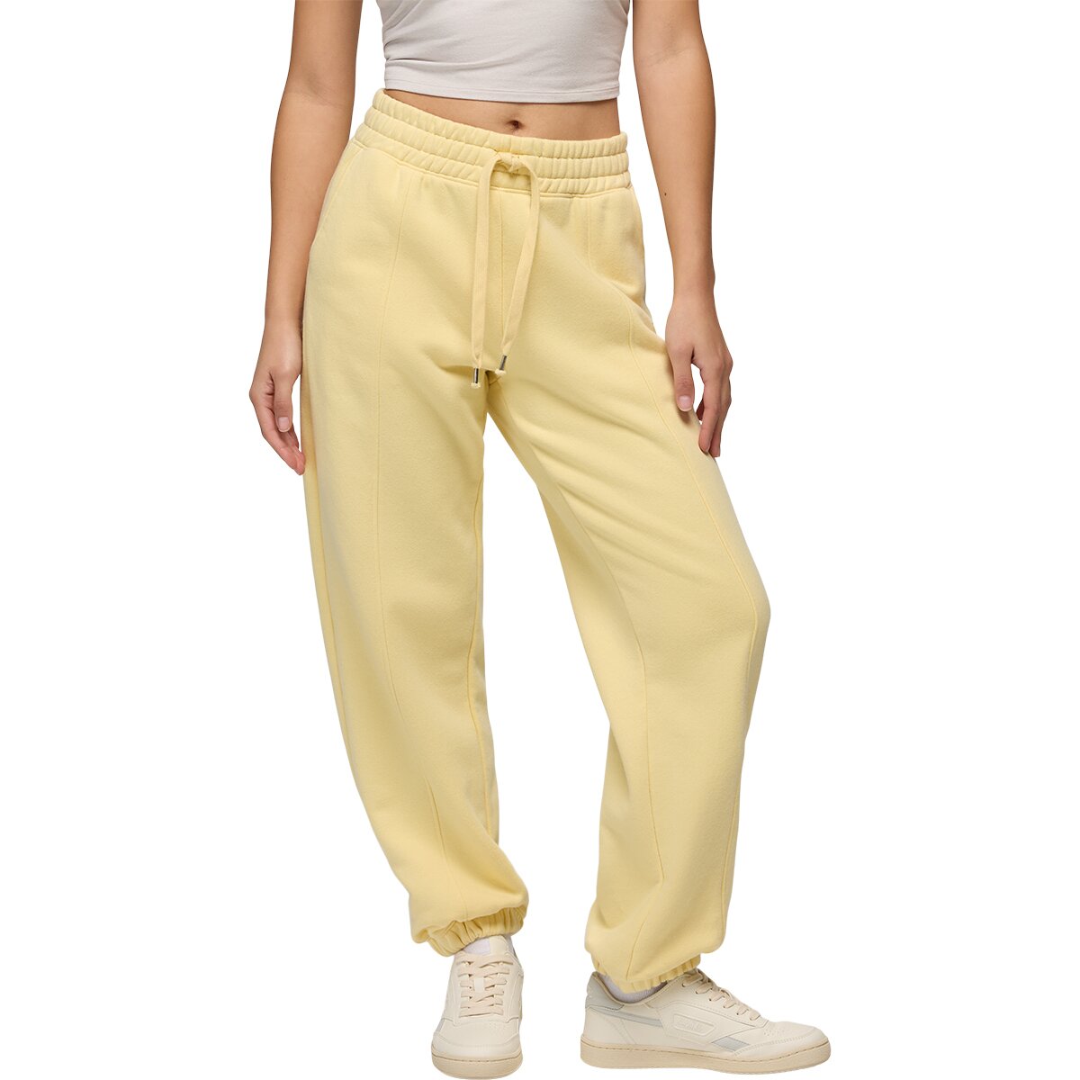 prAna Women's DreamFleece Sweatpant in Vanilla Bean - Size: Small