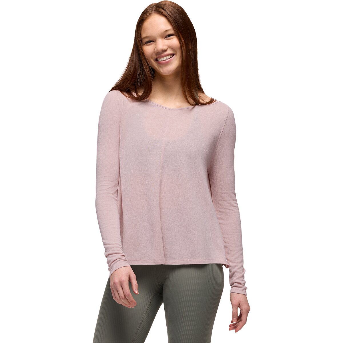 prAna Women's New Moon Long-Sleeve Top in Hush - Size: Medium