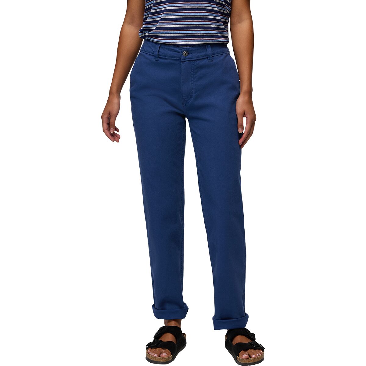 prAna Women's Rock Ridge Chino Pant in Capulet Blue - Size: 14x32