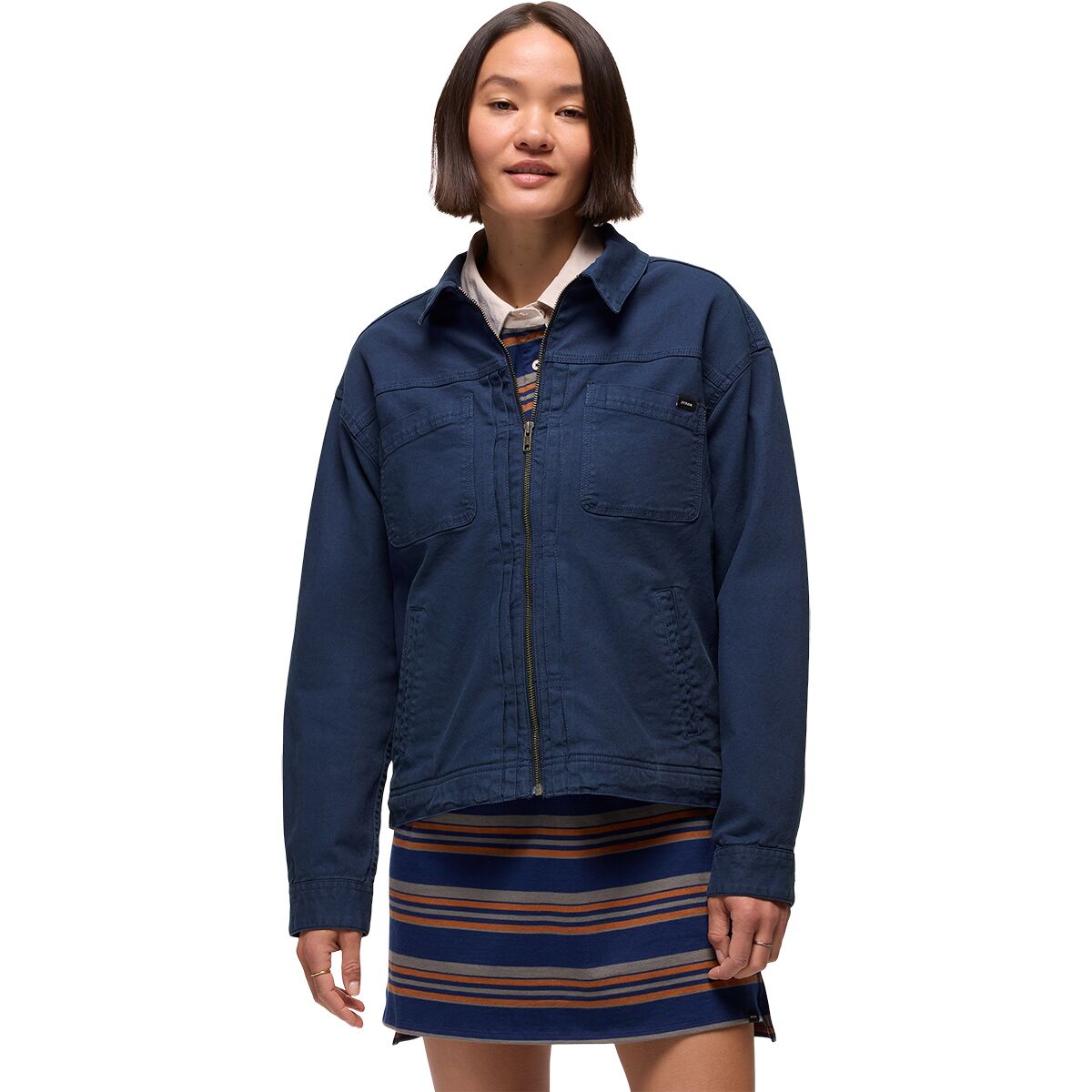 prAna Women's Rock Ridge Jacket in Capulet Blue - Size: Large