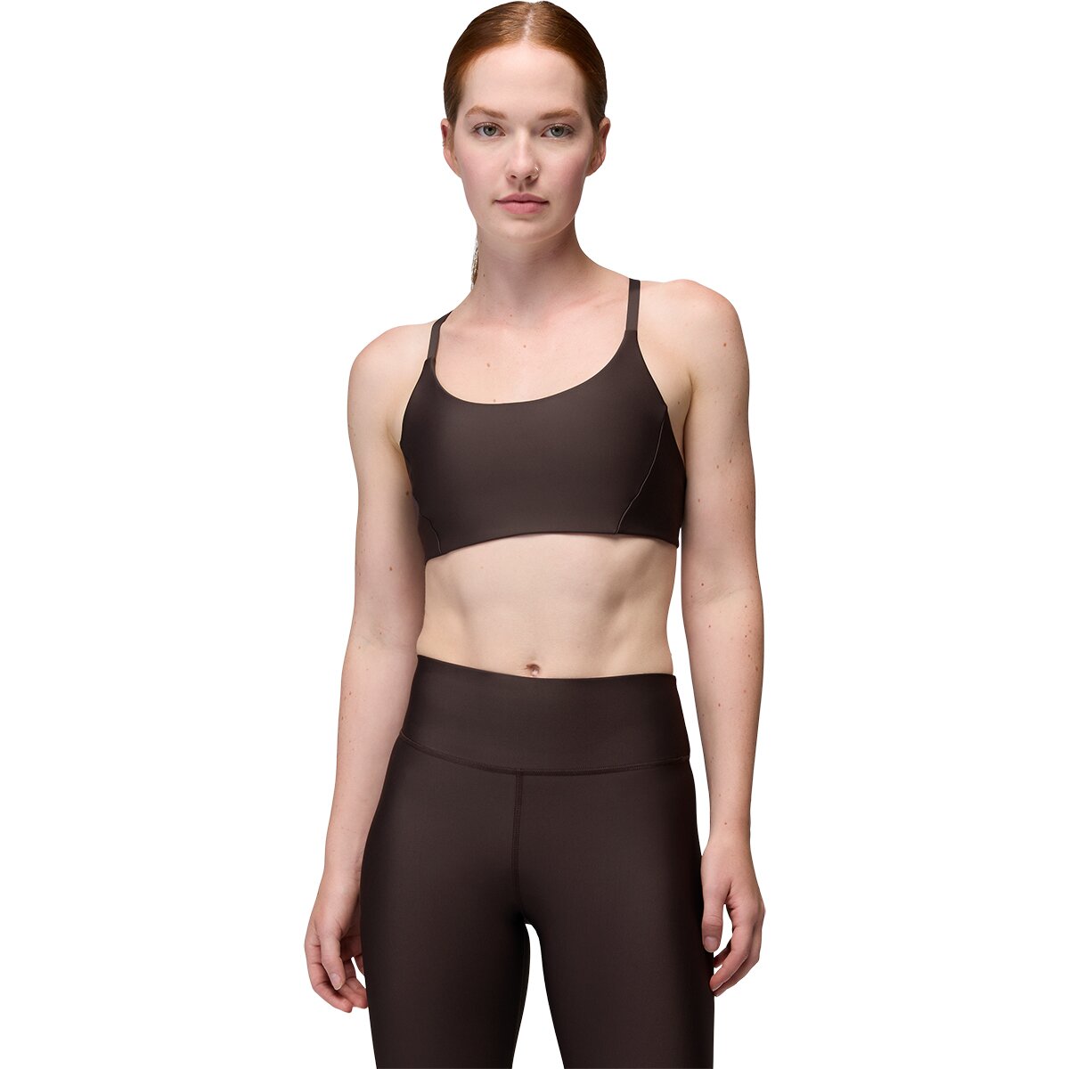 prAna Women's Sculpt Scoop Bra in Basalt - Size: Large