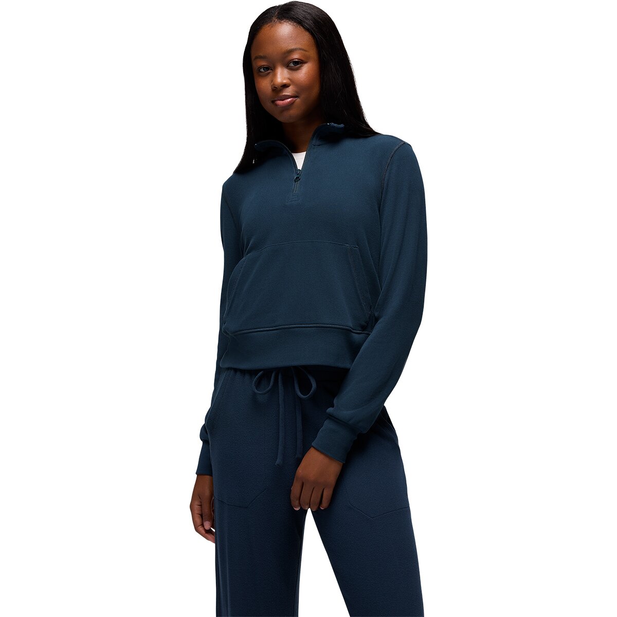prAna Women's Willow West 1/2-Zip Top in Stormy Night - Size: XS