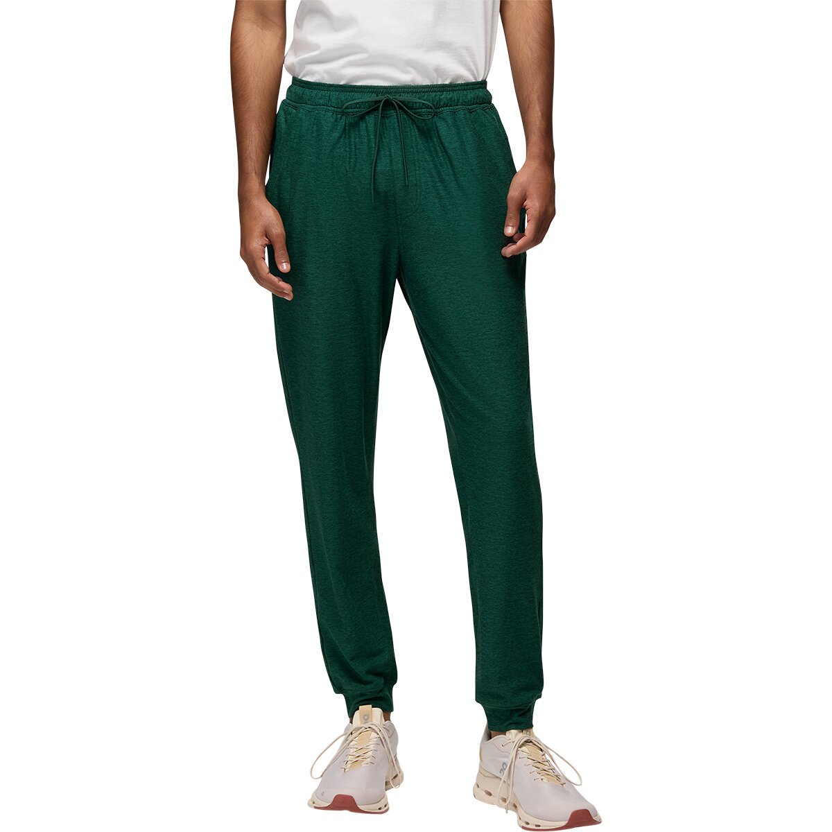 prAna Men's Altitude Tracker LT Jogger in Root Green Heather - Size: XXL