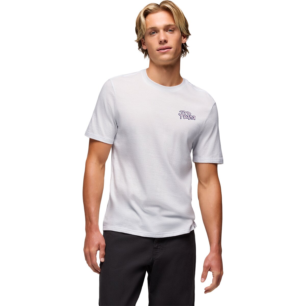 prAna Men's Open Your Mind T-Shirt in Soft White - Size: XL