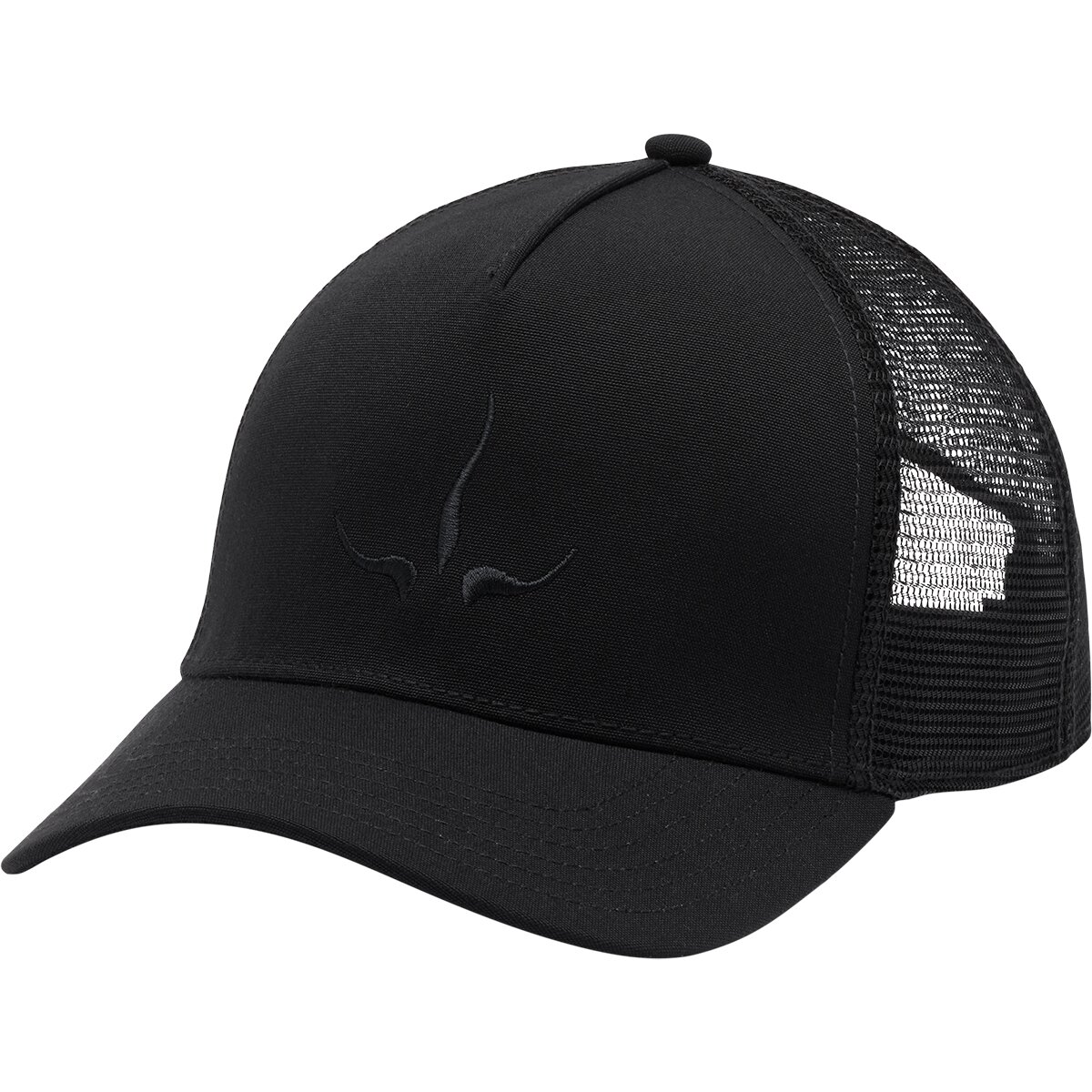 prAna prAna Desert Road Emb Trucker Hat in Blackout prAna Horns - $24.70 at Steep and Cheap