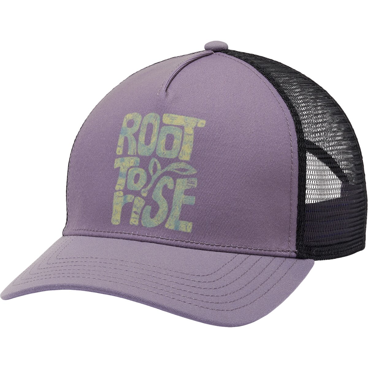 prAna Desert Road Trucker Hat in Taro Root To Rise