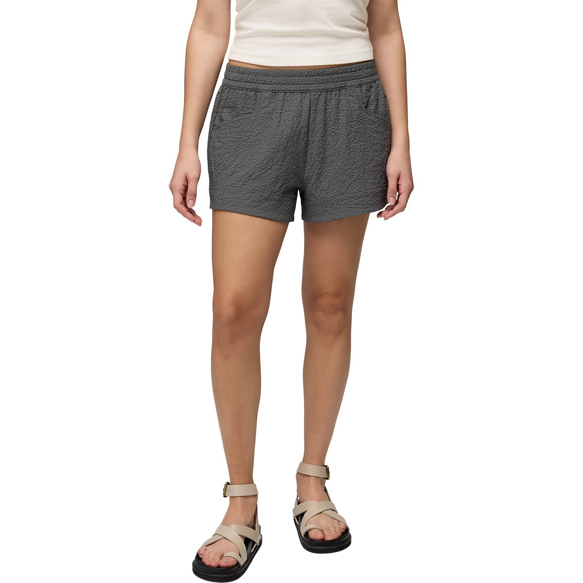prAna Women's Coastal Sol Short in Shadow - Size: Large