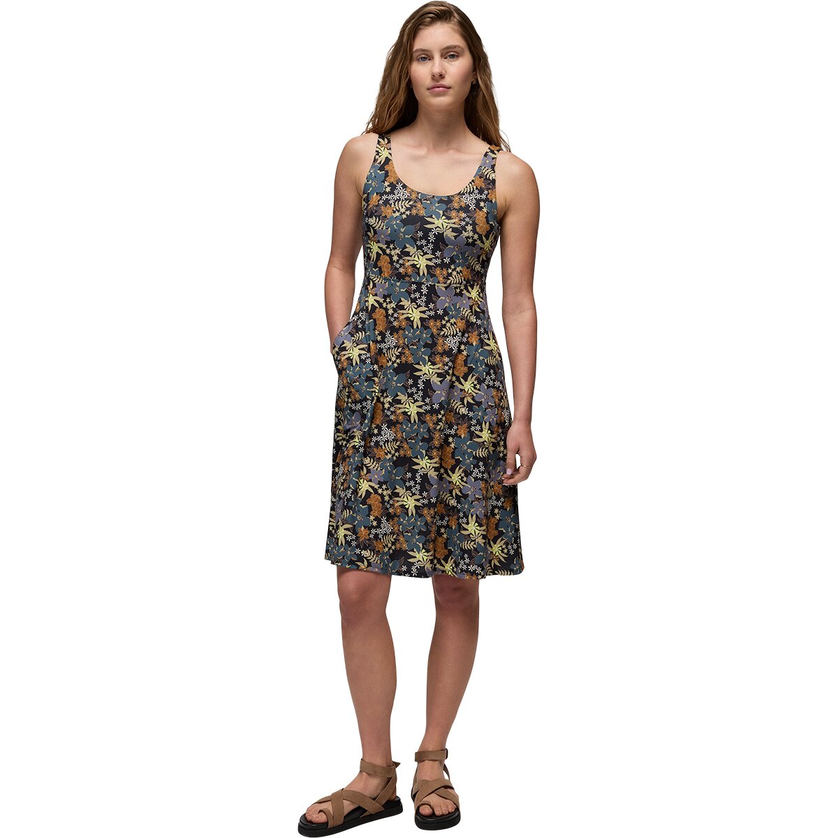prAna Women's Corrinne Dress in Black Summer Nights - Size: Small