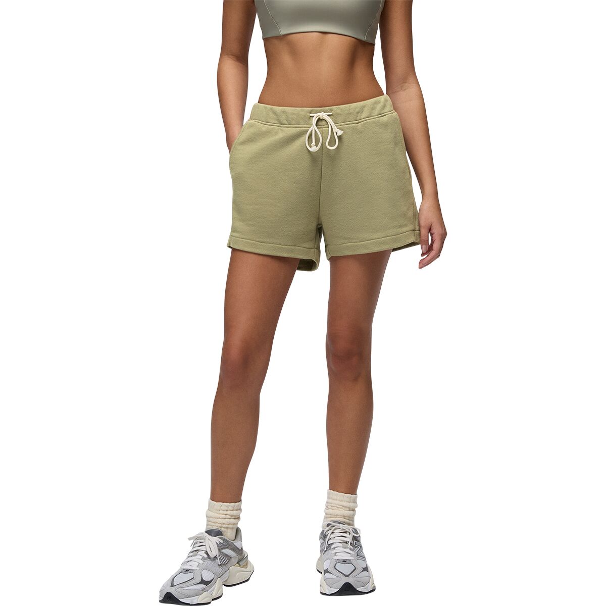 prAna Women's DreamTerry Short in Sage - Size: Medium