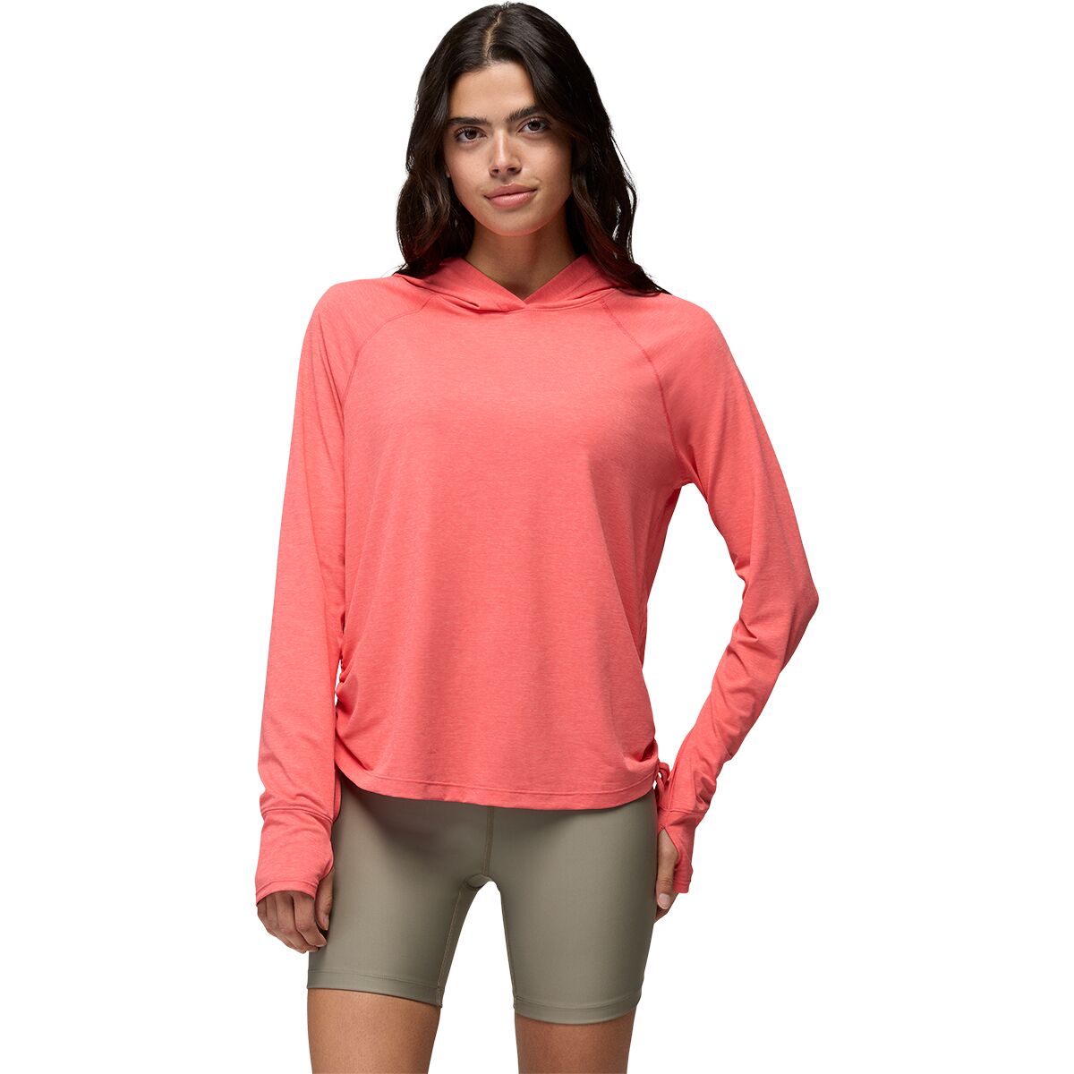 prAna Women's Eileen Hoodie in Guava Pop - Size: Medium
