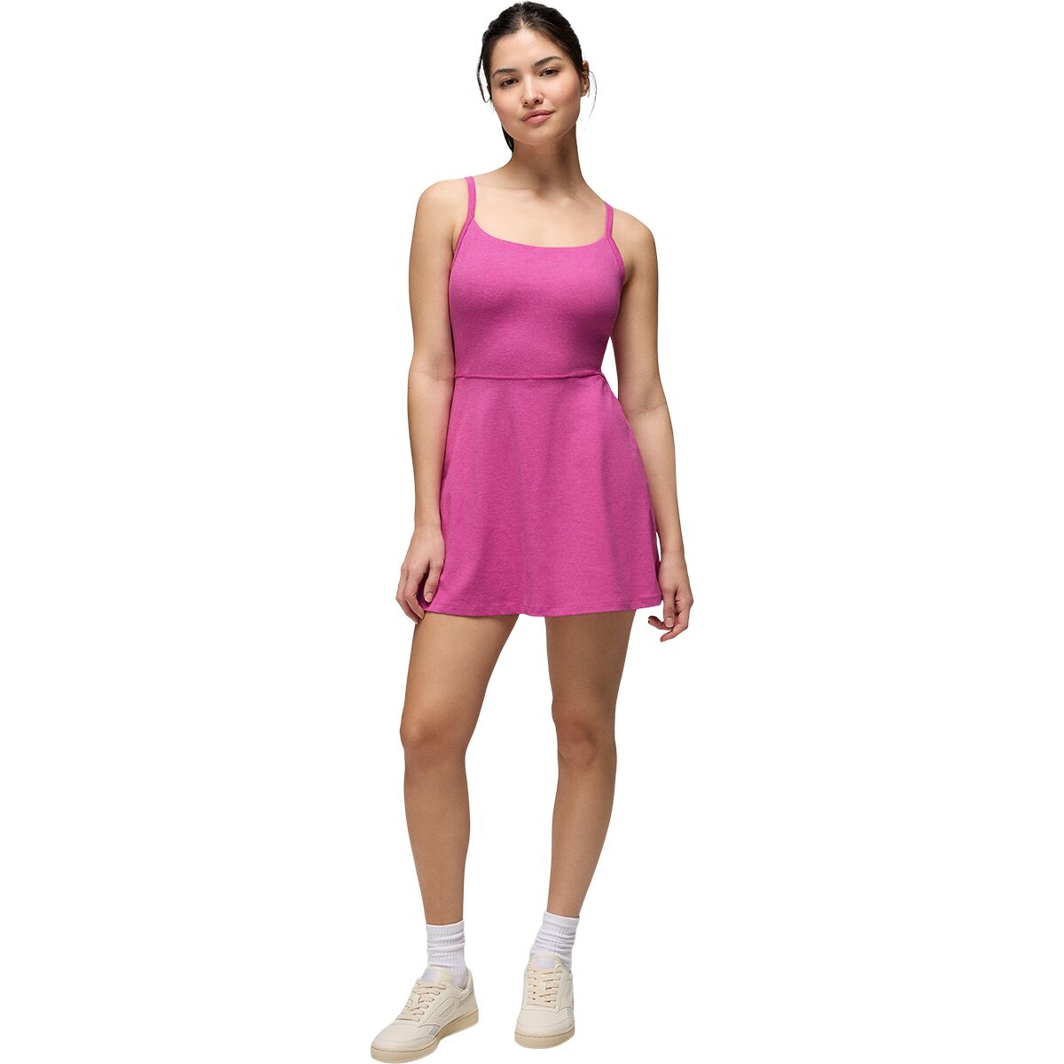 prAna Women's Heavana Courtside Dress in Berry Beam Heather - Size: Small