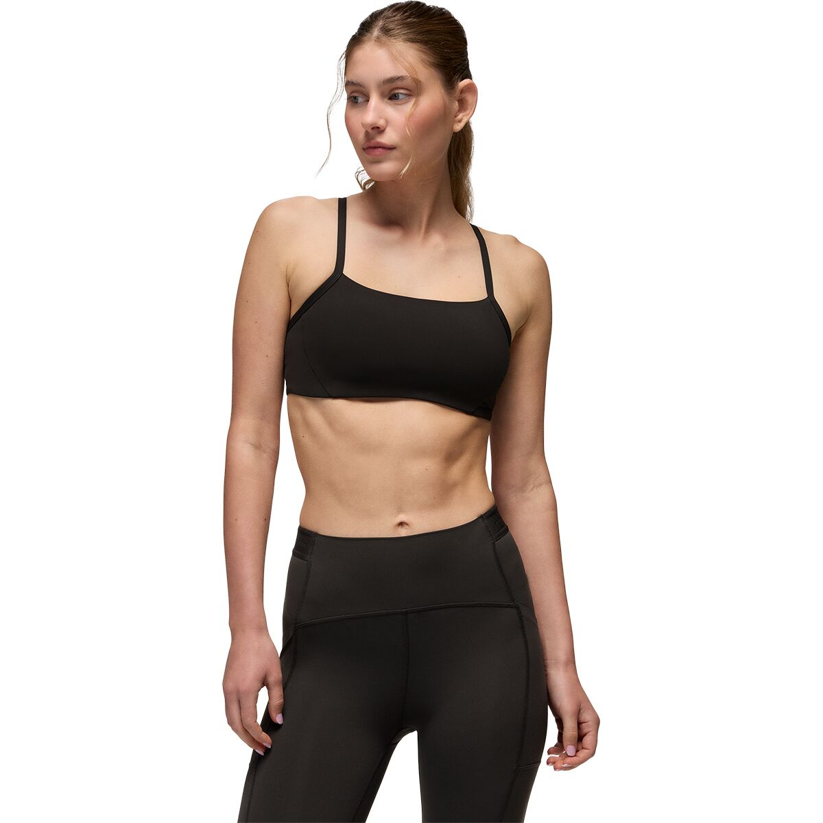 prAna Women's Luxara Balance Bra in Black - Size: XL
