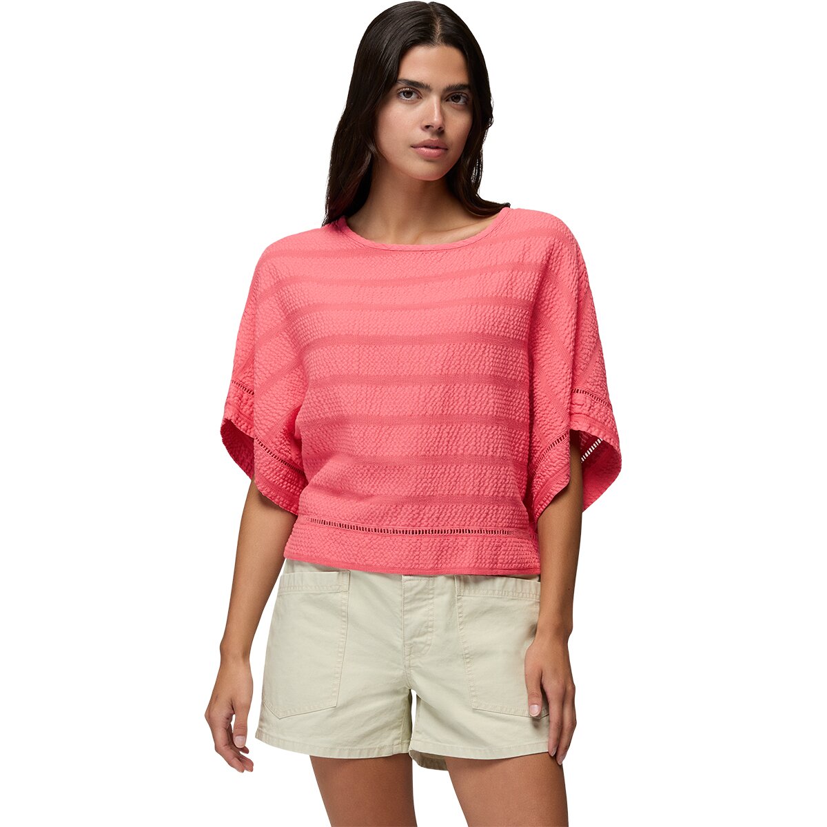 prAna Women's Ocean Hills Top in Guava - Size: XS