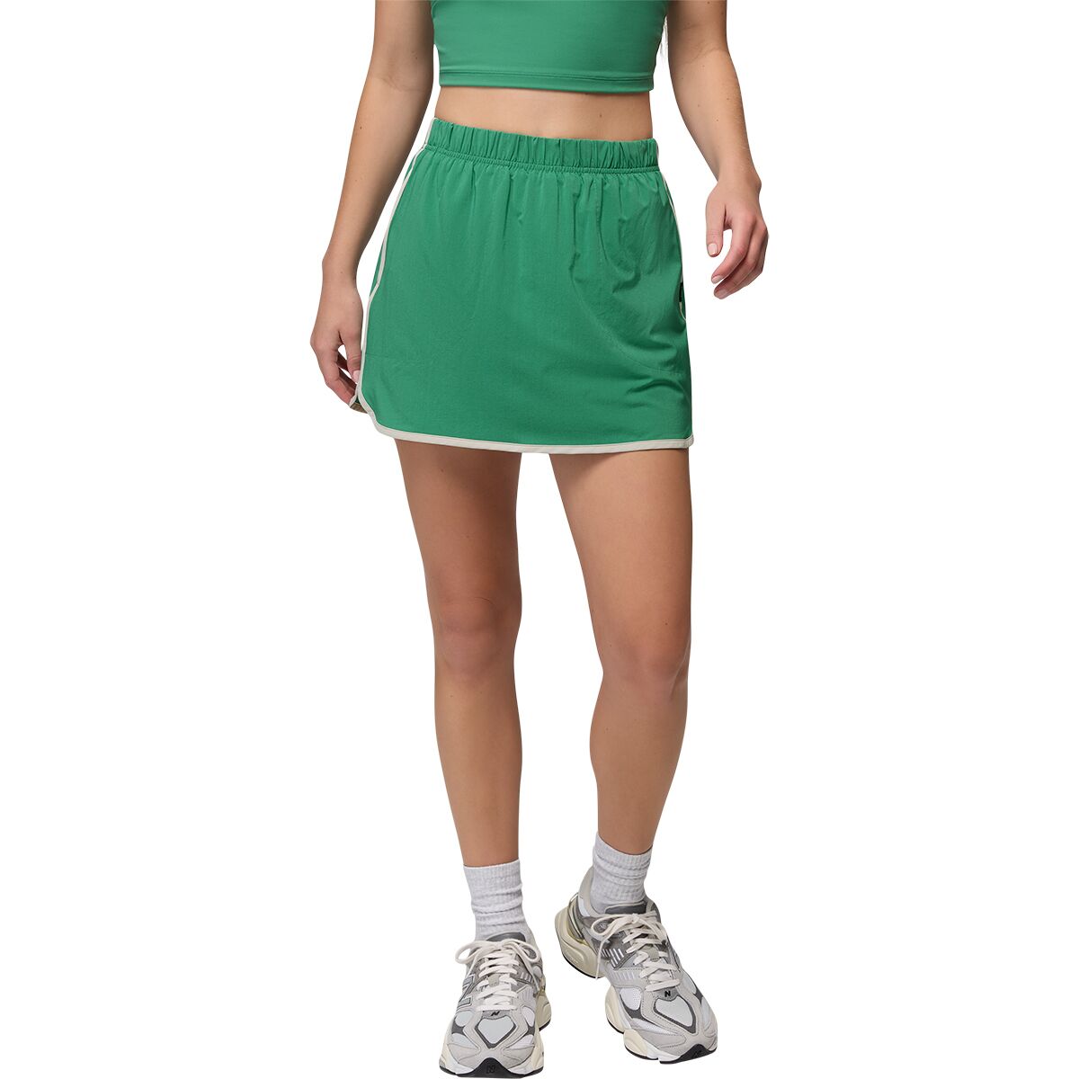 prAna Women's Railay Scallop Skort in Jade - Size: Small