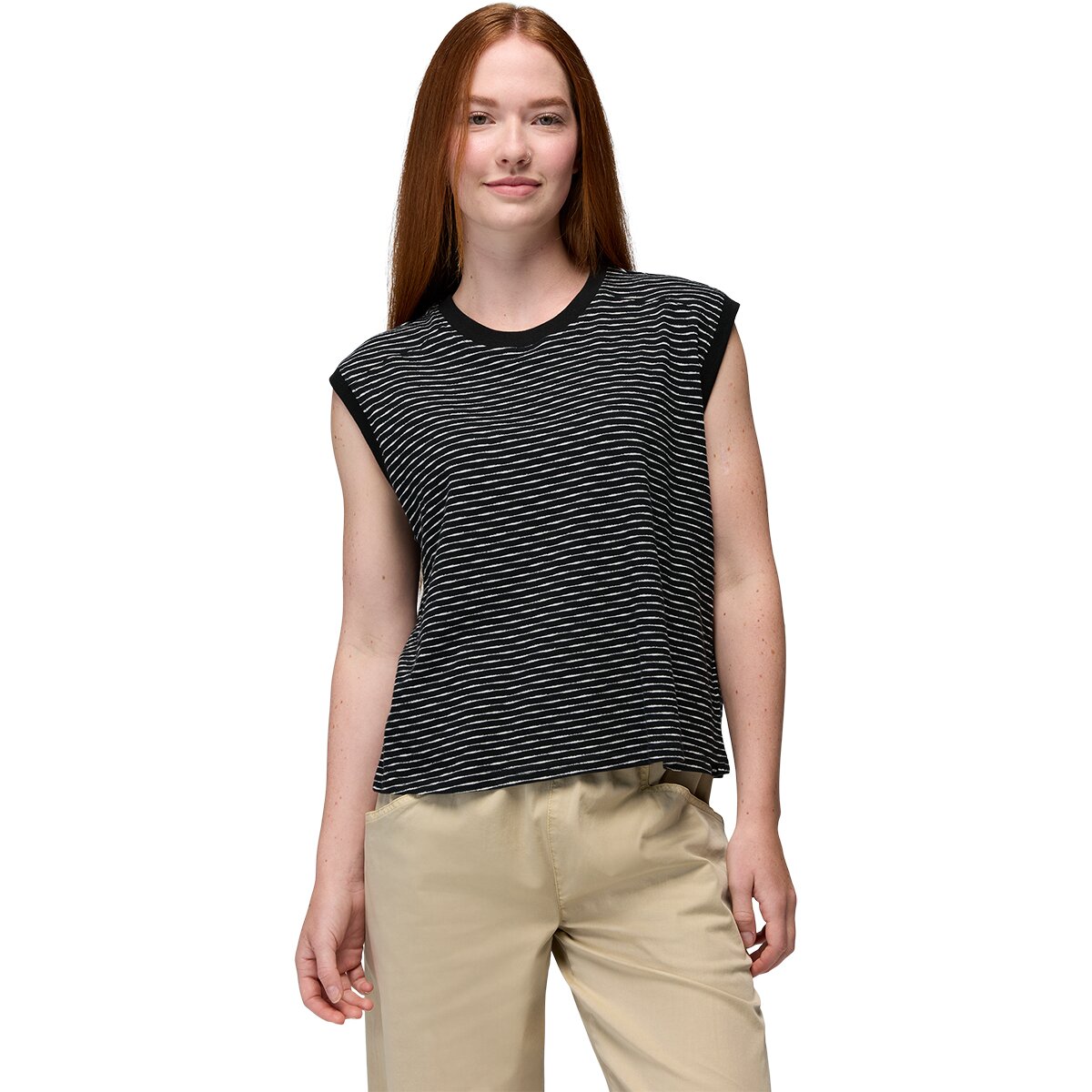 prAna Women's Serene Spirit Top in Black - Size: XL