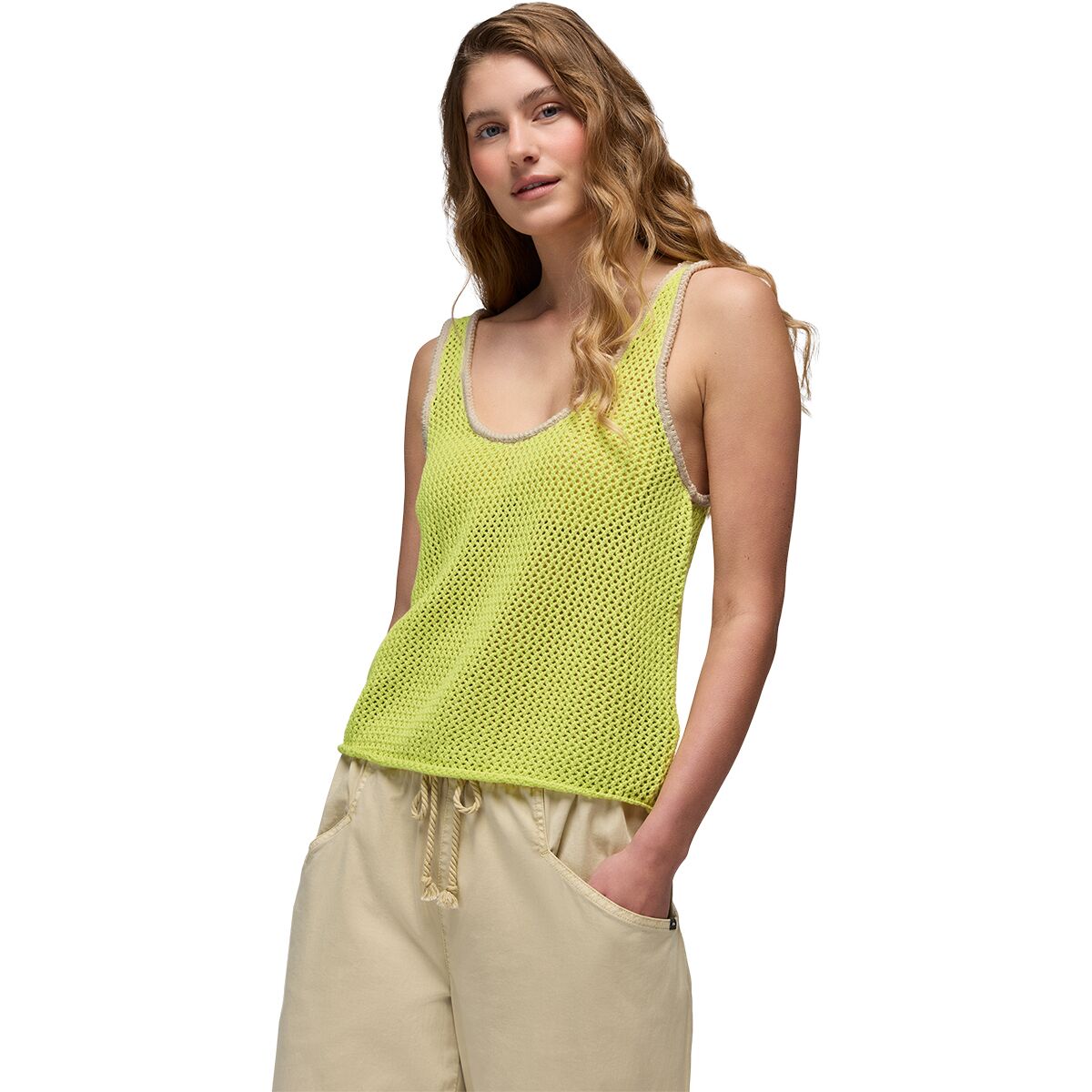 prAna Women's Spring Awakening Tank Top in Gecko Pop - Size: Large