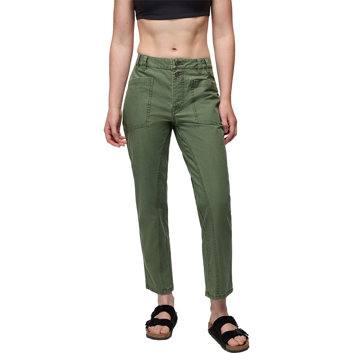 prAna Women's Suton Straight Pant in Sage - Size: 2