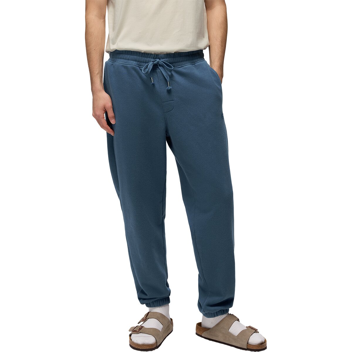 prAna Men's DreamFleece Sweatpant in Bluff Blue - Size: Small