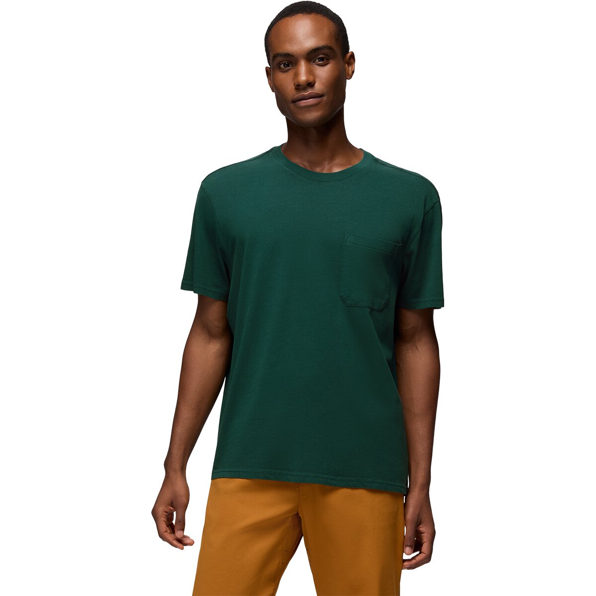 prAna Men's Everyday Pocket T-Shirt in Root Green - Size: Small