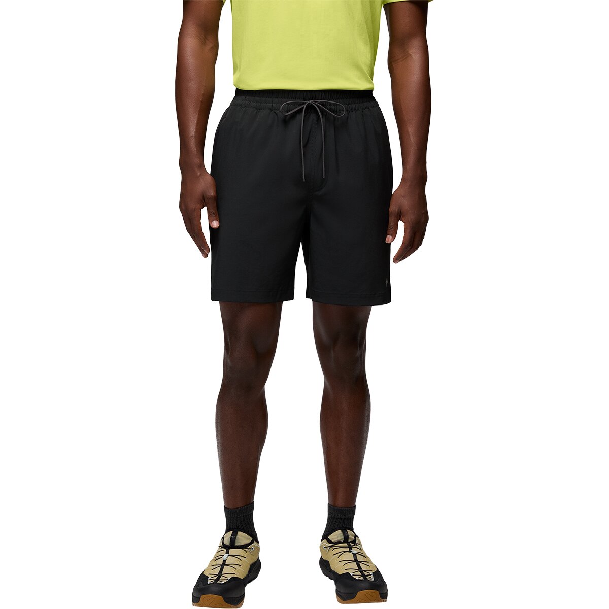 prAna Men's Intrinsic Breathe Lined 5in Short in Black - Size: XL