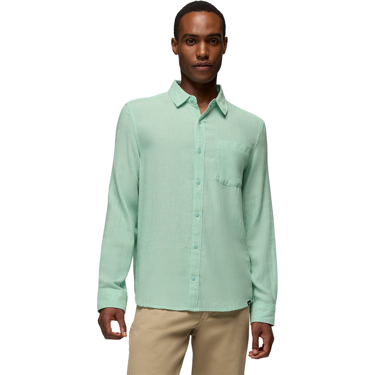 prAna Men's Mendocino Shirt in Sea Glass - Size: Medium