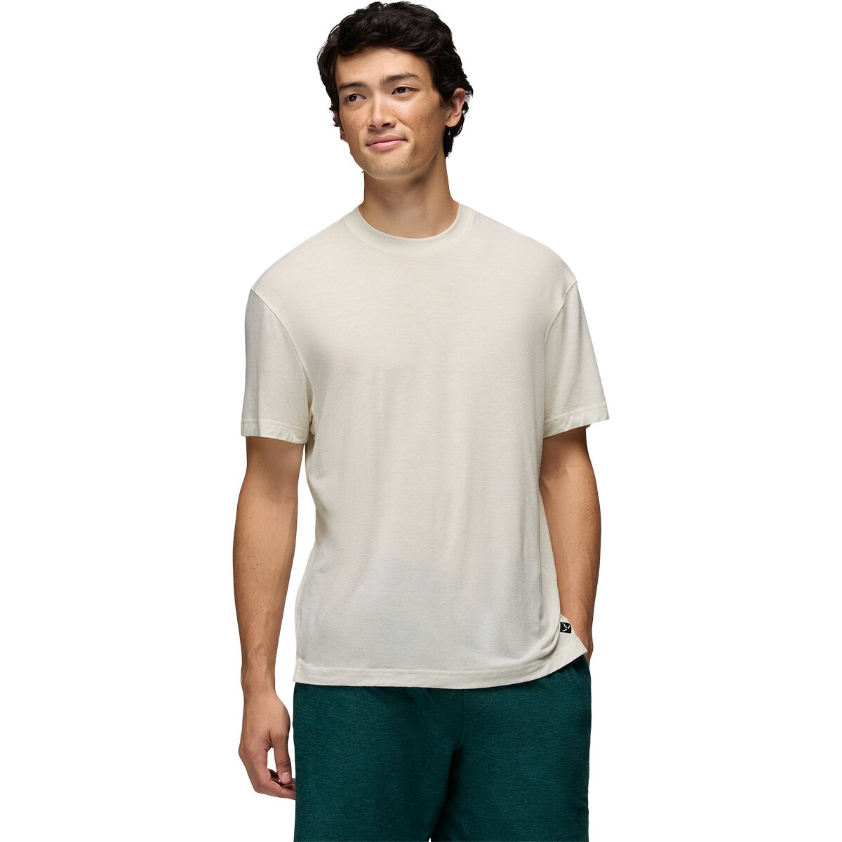 prAna Men's Natural Rhythm Short-Sleeve Crew in Alba - Size: Large