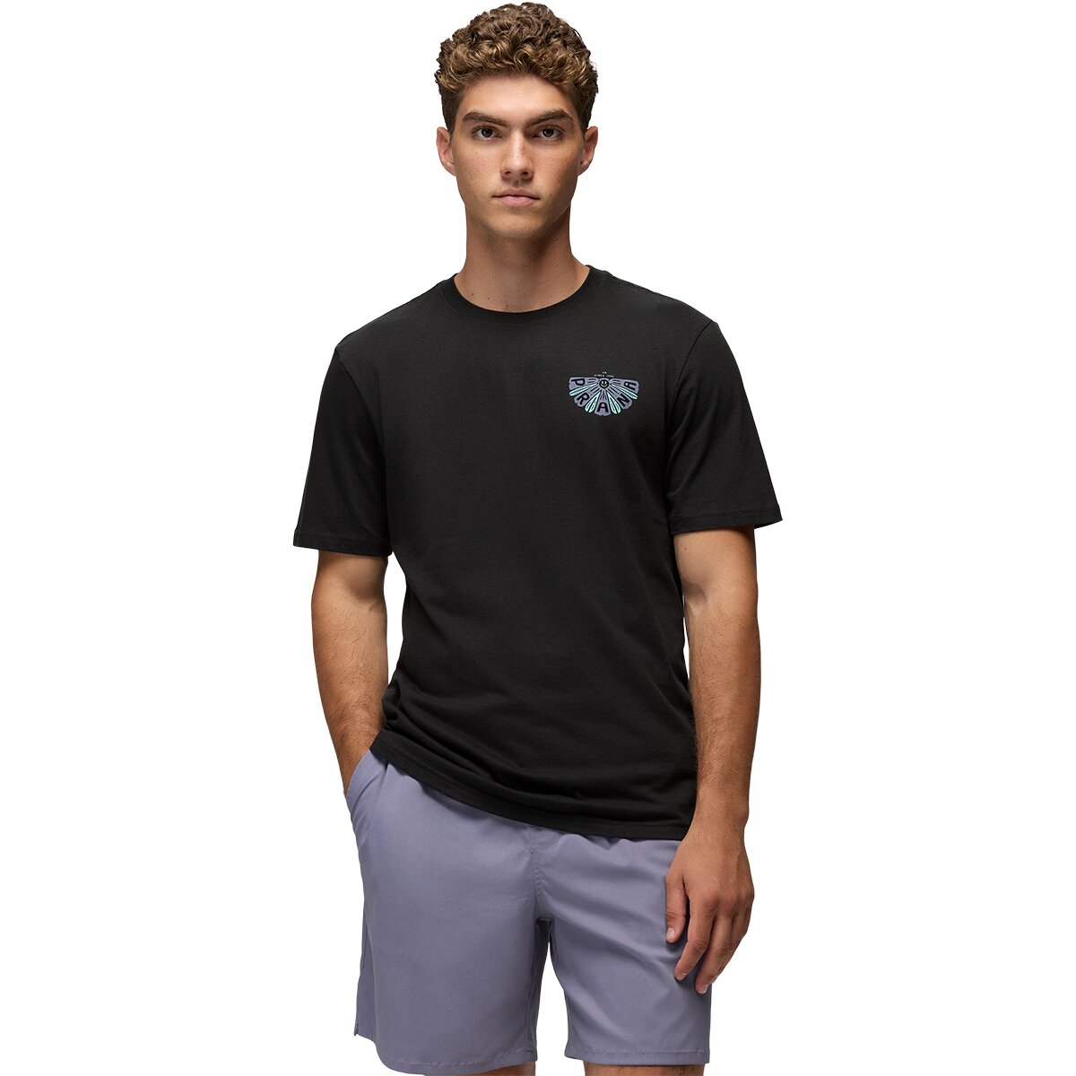 prAna Men's Ordinary Pleasure T-Shirt in Black - Size: Large