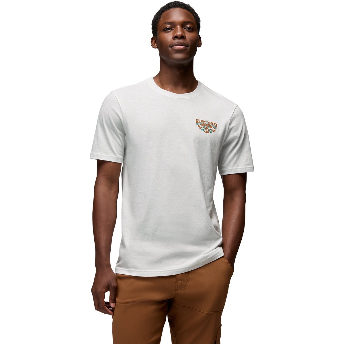 prAna Men's Ordinary Pleasure T-Shirt in Soft White - Size: XL