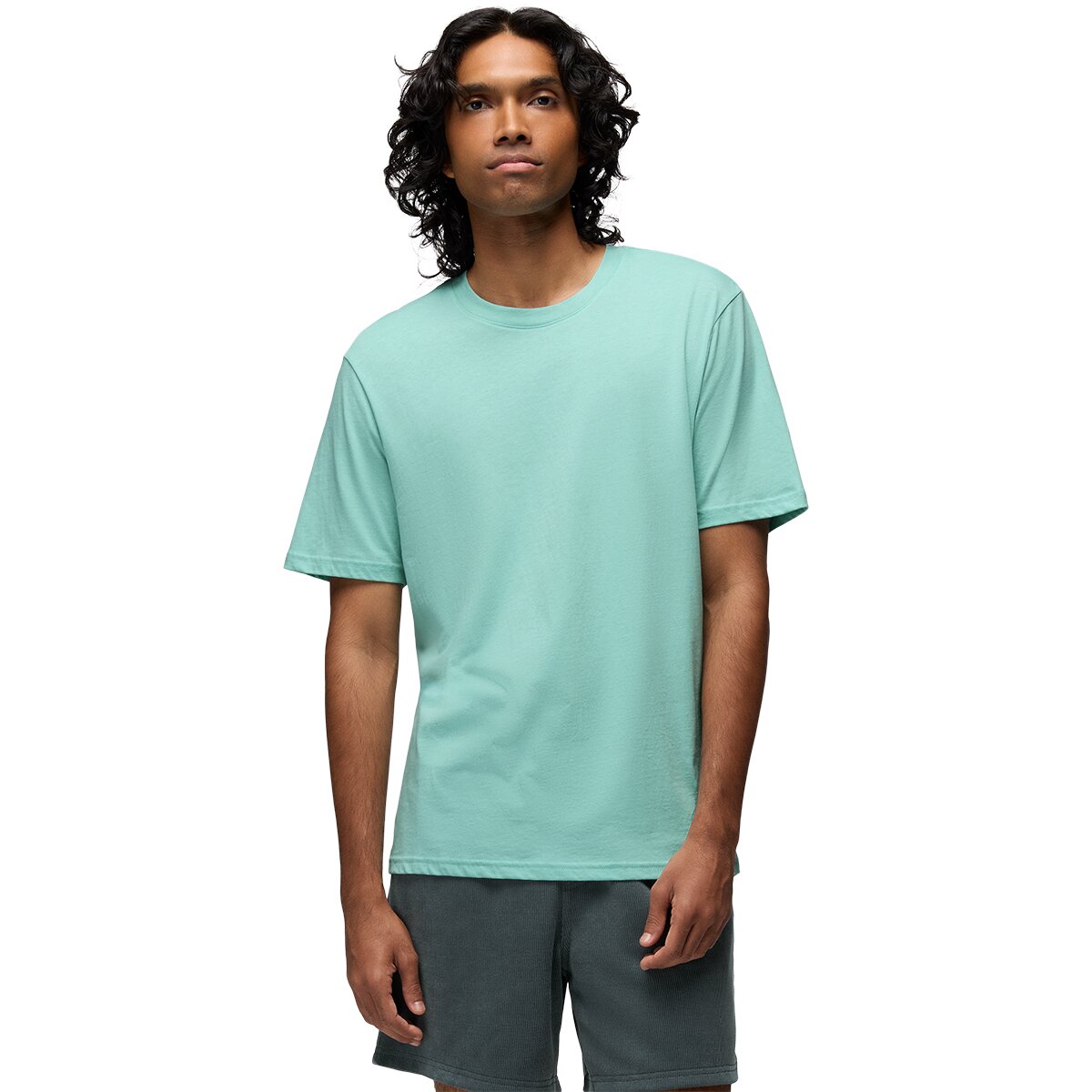 prAna Men's Short-Sleeve T-Shirt in Sea Glass - Size: Small