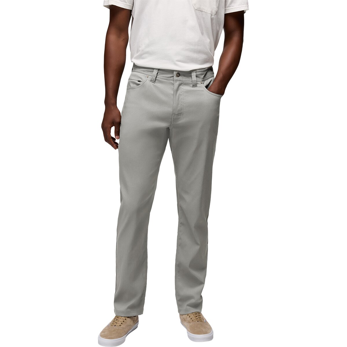 prAna Men's Stretch Zion 5 Pocket ST Pant in Sterling - Size: 32x30
