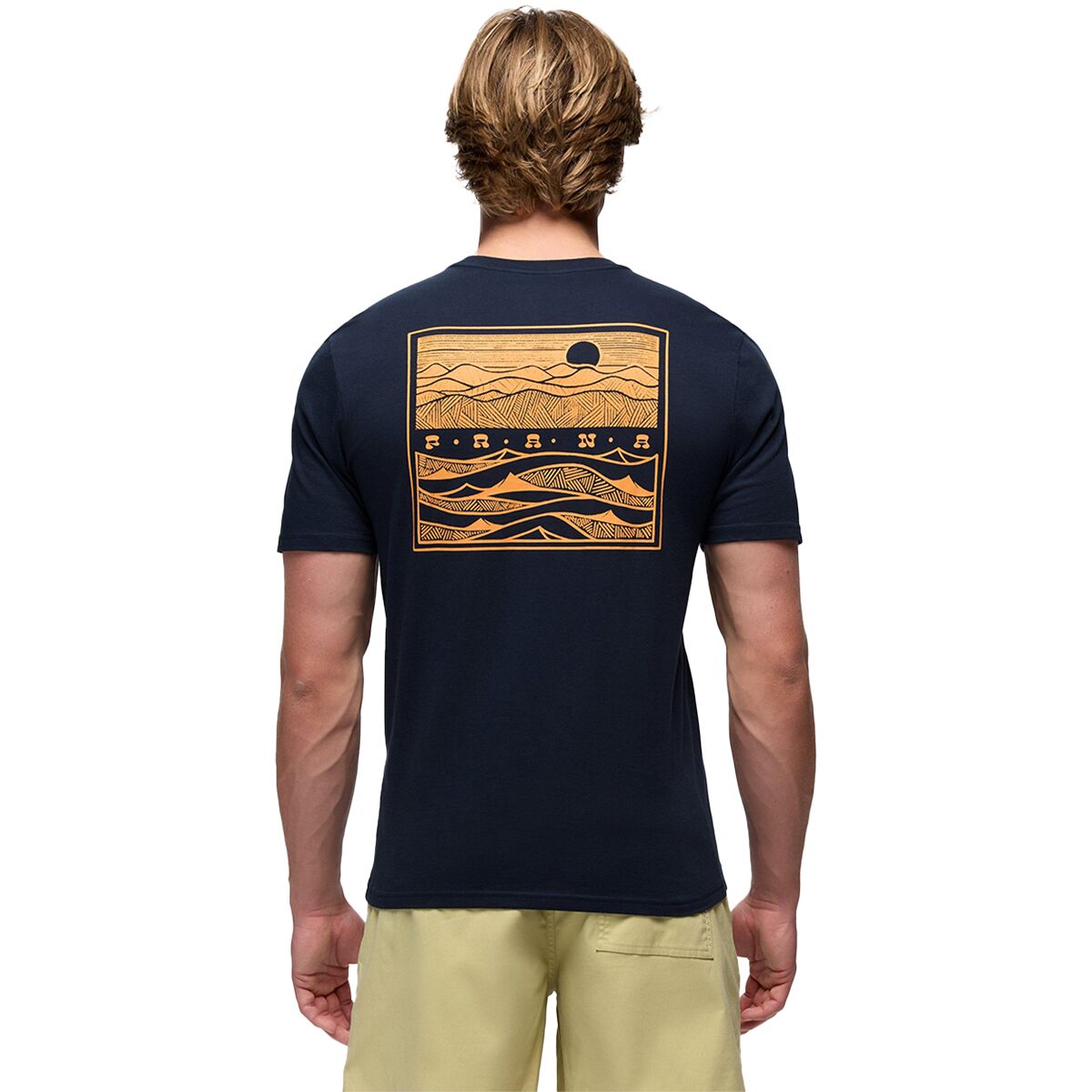 prAna Men's Valley Lookout Short-Sleeve T-Shirt in Nautical - Size: Large