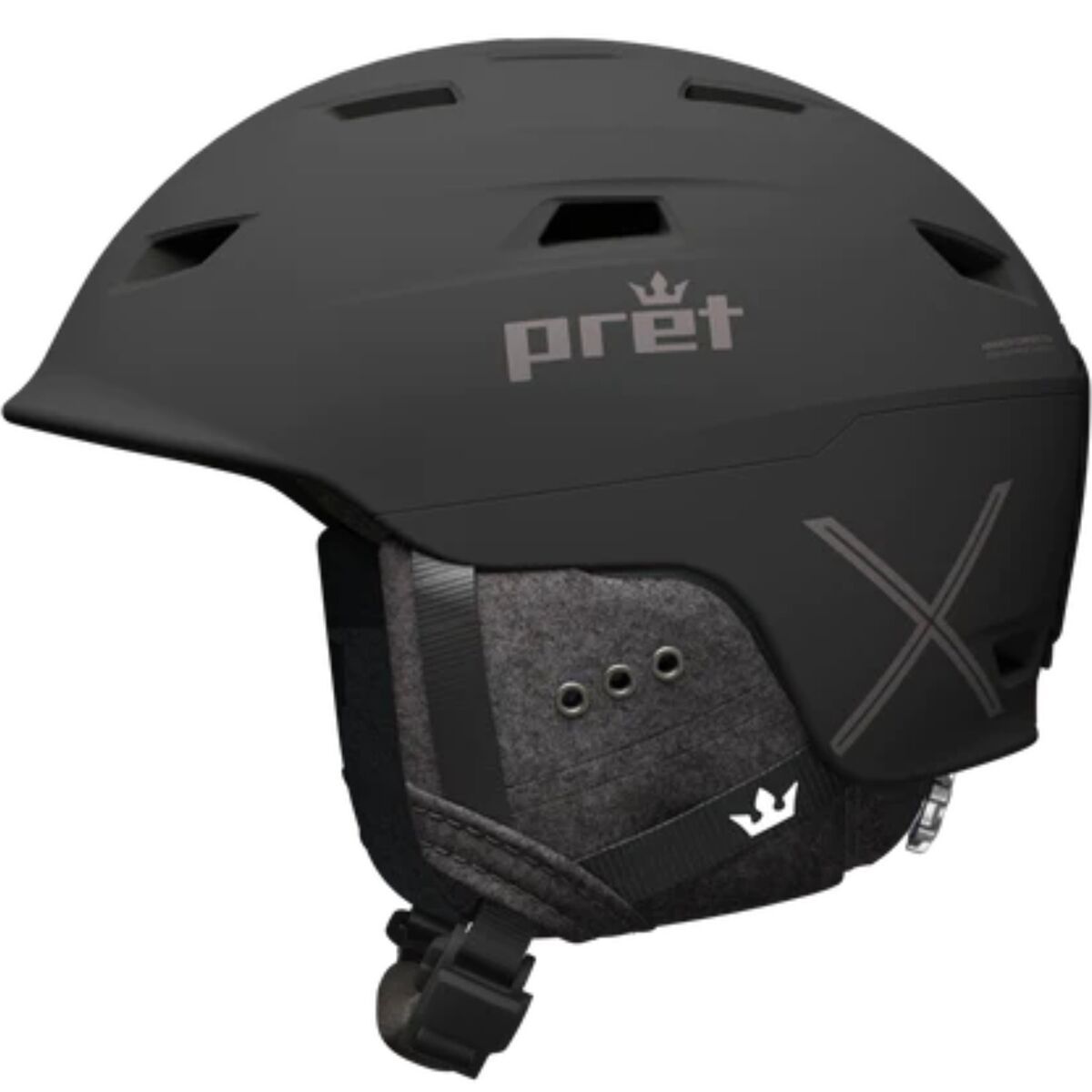 Pret Helmets Refuge X Mips Helmet in Primer Grey - Size: Small