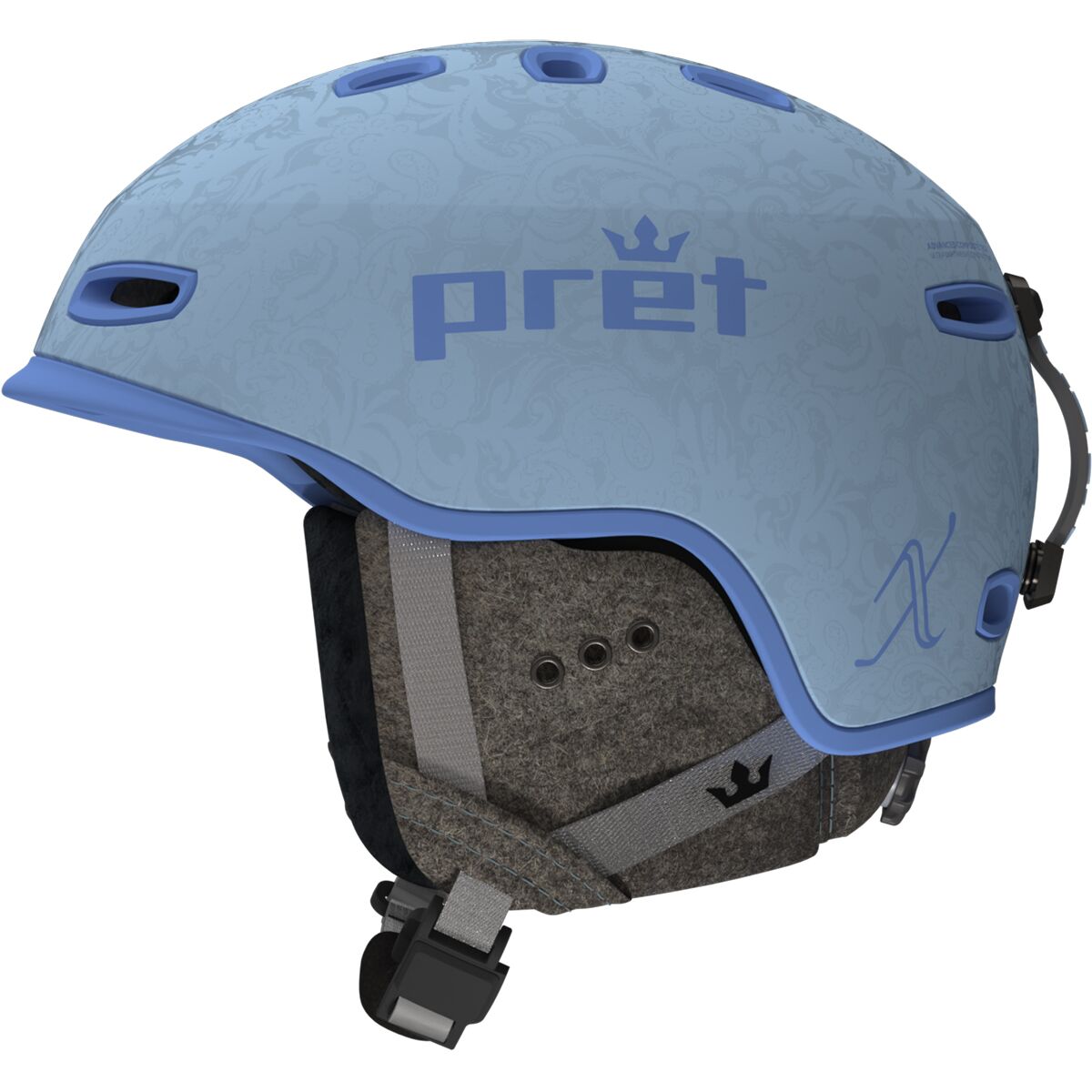 Pret Helmets Lyric X2 Mips Helmet in Blue Mist - Size: Small