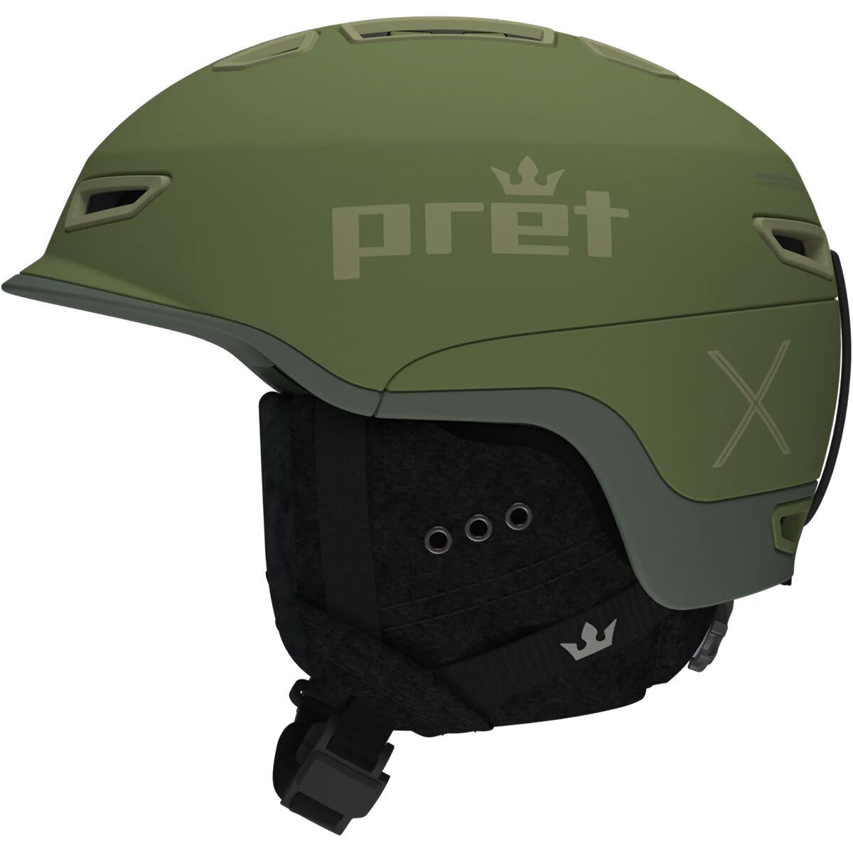 Pret Helmets Fury X Helmet in Blue - Size: Small