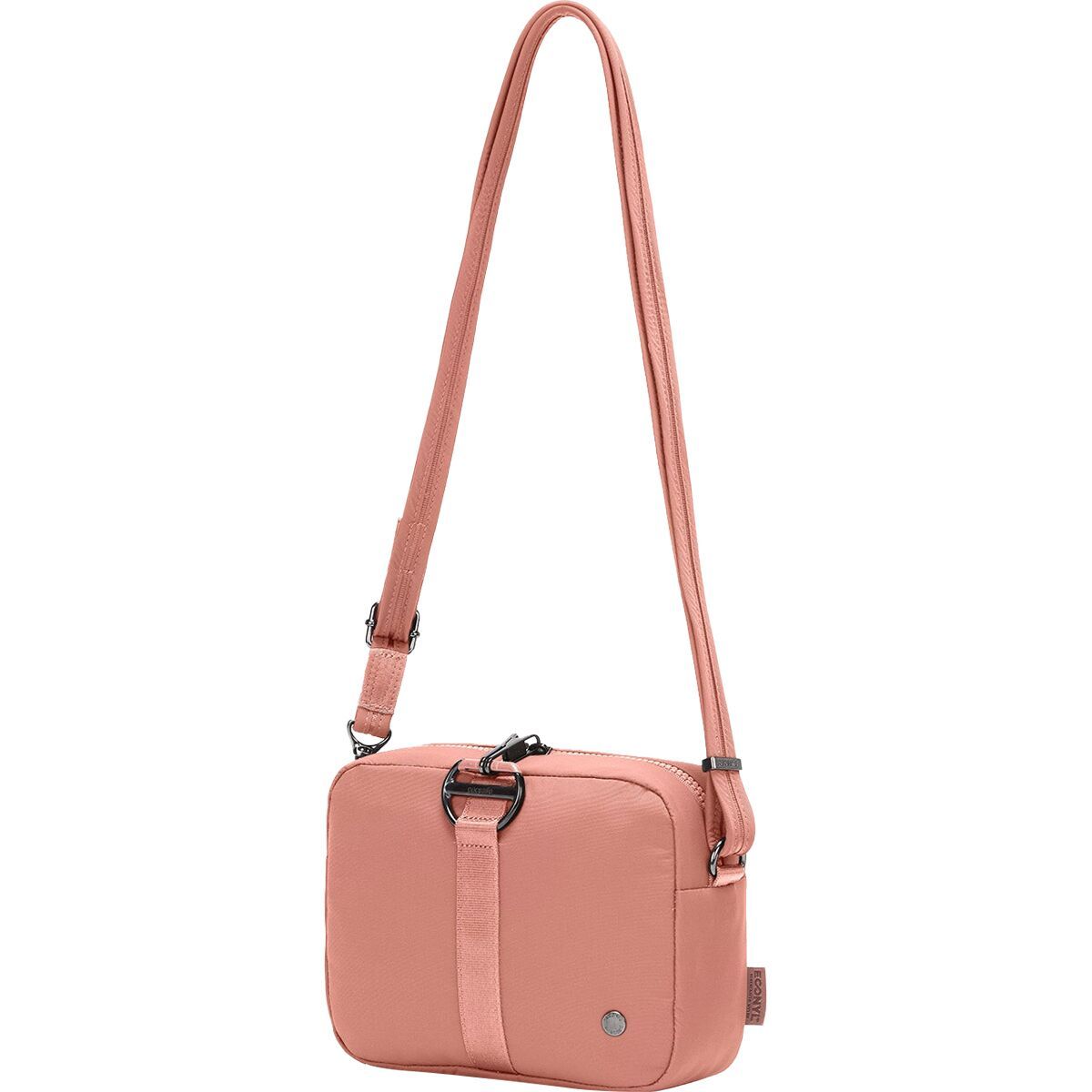 Pacsafe Citysafe CX Square Crossbody Bag in Econyl Rose