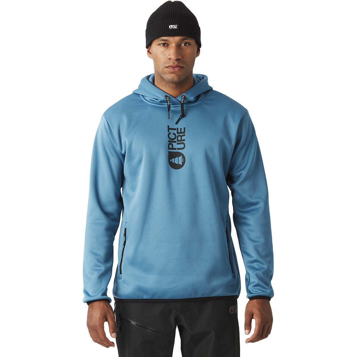 Picture Organic Picture Organic Men's Park Tech Hoodie in Serenity Blue - Size: Medium - $67.48 at Steep and Cheap