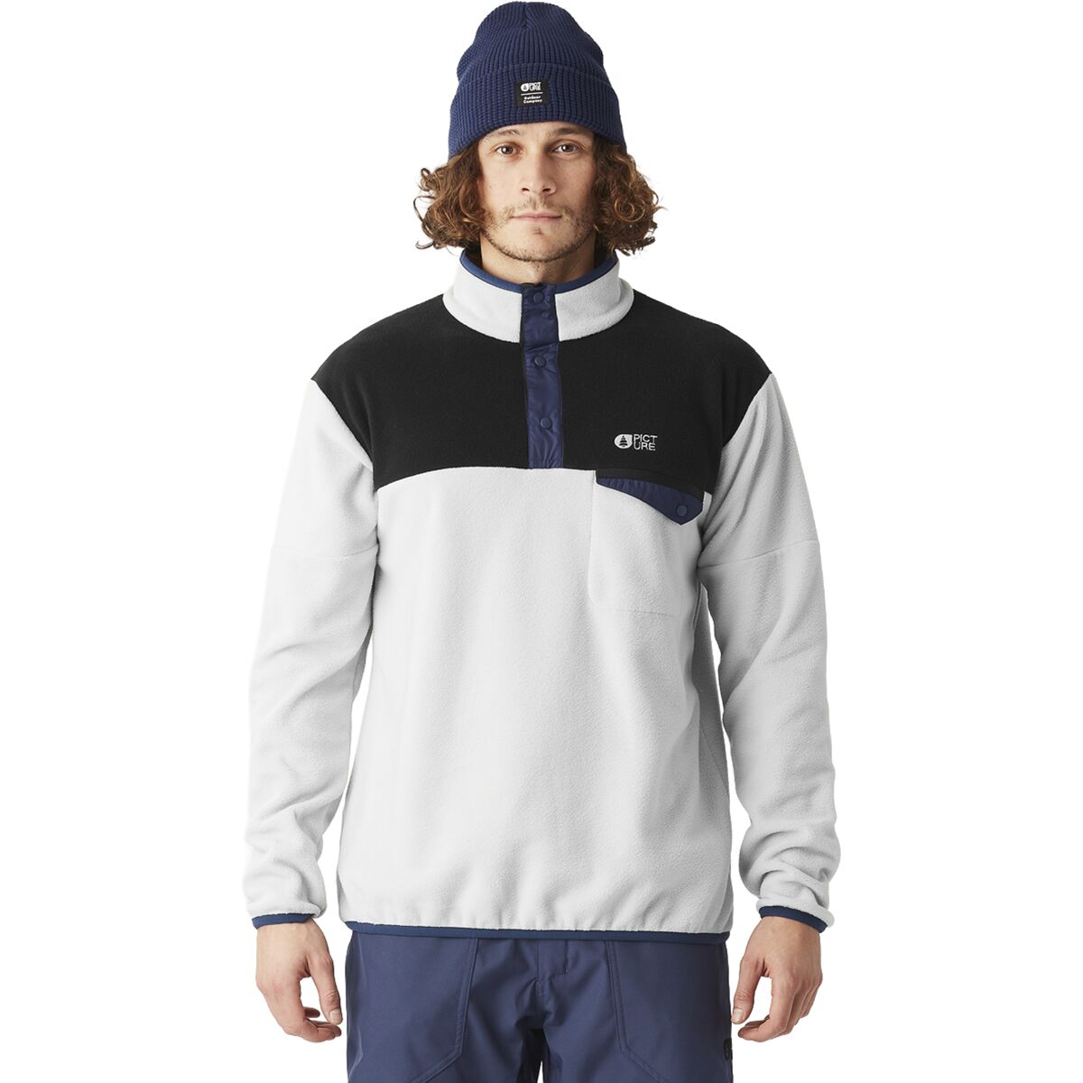 Picture Organic Picture Organic Men's Arcca 1/4-Zip Fleece in Vapor Grey - Size: Large - $65.97 at Steep and Cheap
